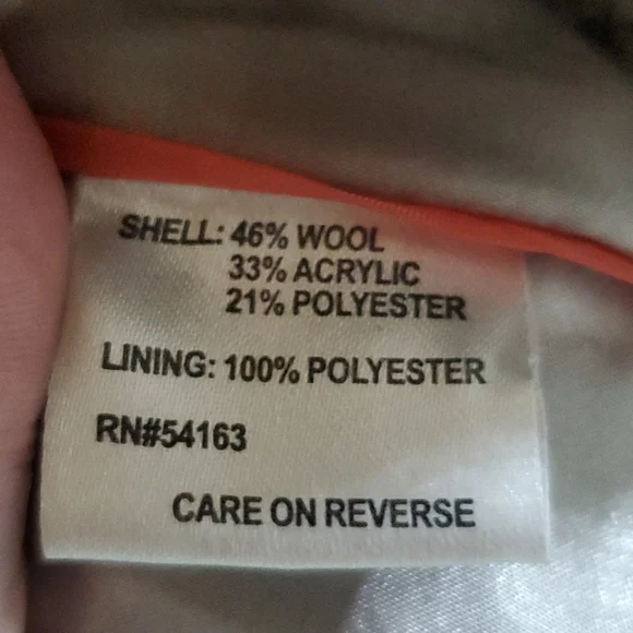 CK wool blend textured belted peacoat - Picture 9 of 9